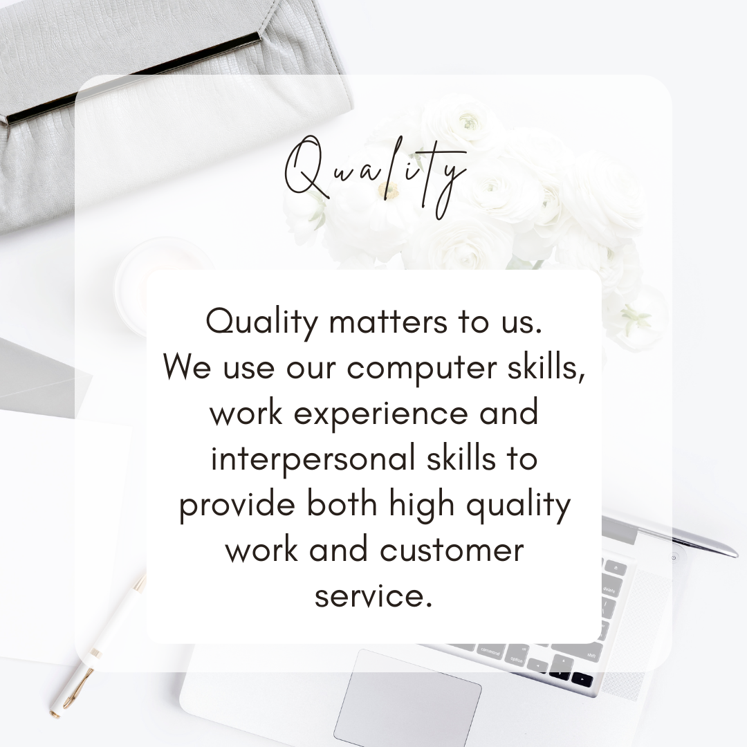 Our Values: Quality